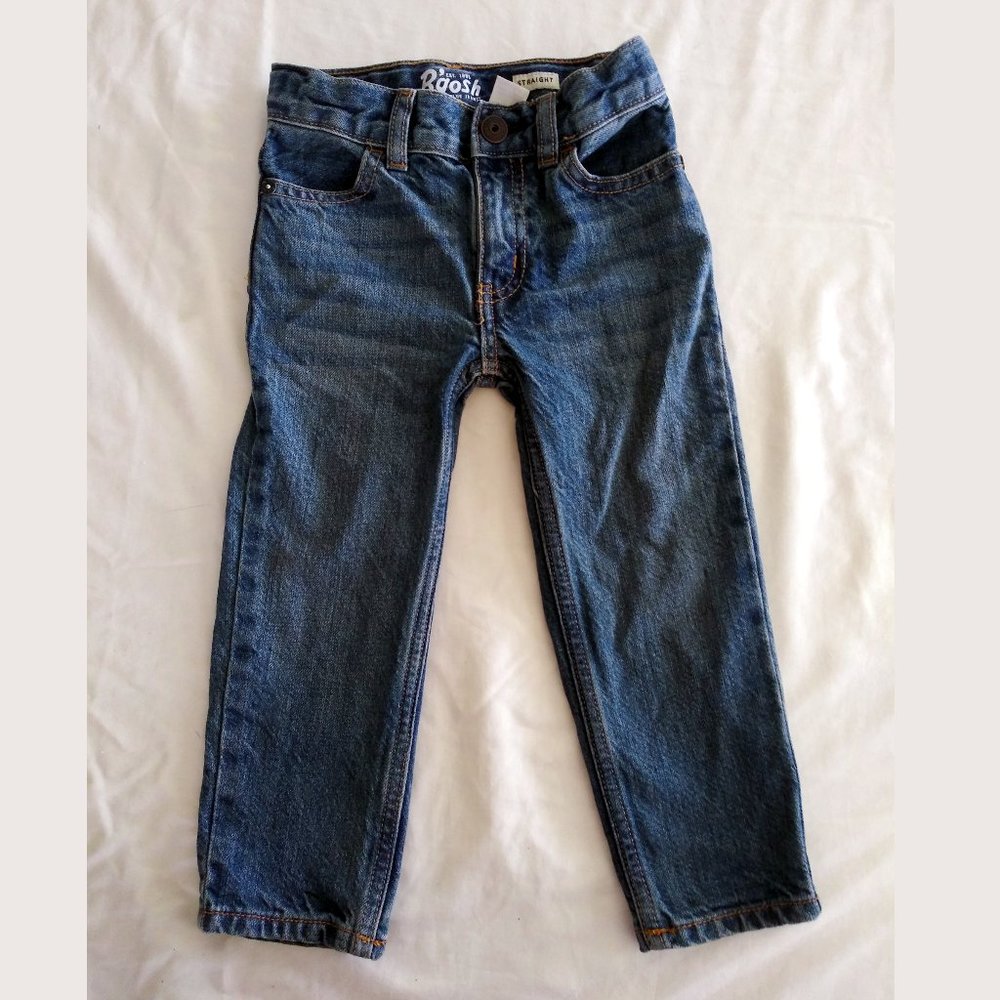 B'gosh Blue Jeans Straight leg 2 Toddler Faded